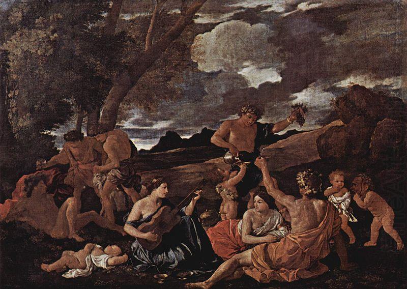 Nicolas Poussin Baccanal mit Lautenspielerin china oil painting image